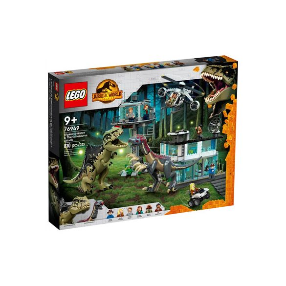 LEGO - Jurassic World - Giganotosaurus & Therizinosaurus Attack-6332802-76949