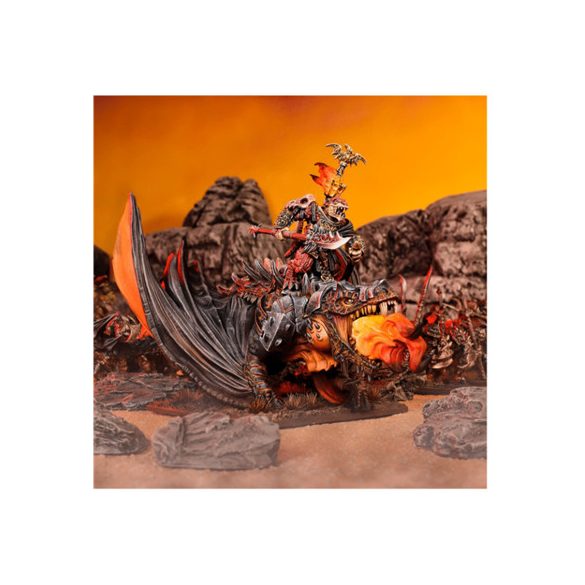 Kings of War - Salamanders: Salamander Clan Lord on Firedrake - EN-MGKWS204