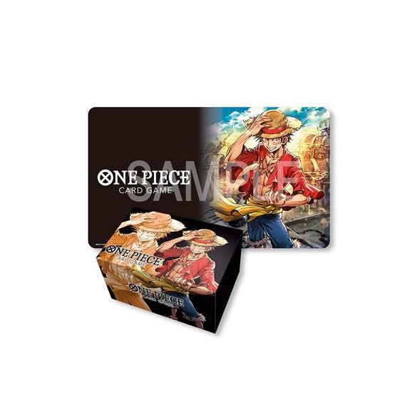 One Piece Card Game - Playmat and Storage Box Set -Monkey.D.Luffy--2677477