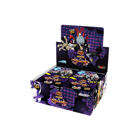 My Hero Academia CCG Series 4: League of Villains First Edition Booster Display (24 packs) - EN-JASUVS04B