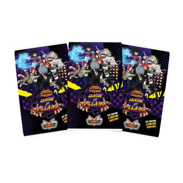 My Hero Academia CCG Series 4: League of Villains First Edition Booster Display (24 packs) - EN