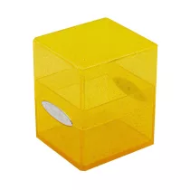 UP - Satin Cube - Glitter Yellow kártyatároló doboz