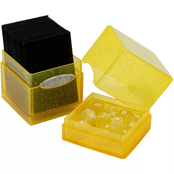 UP - Satin Tower - Glitter Yellow deck box