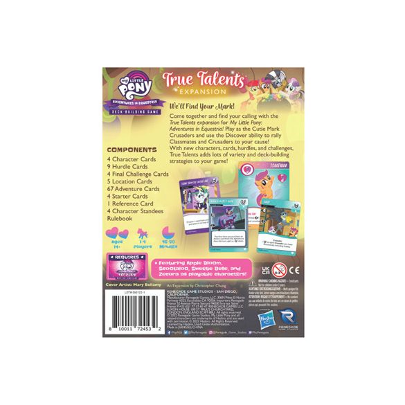 My Little Pony Adventures in Equestria Deck-Building Game True Talents Expansion - EN-RGS02453