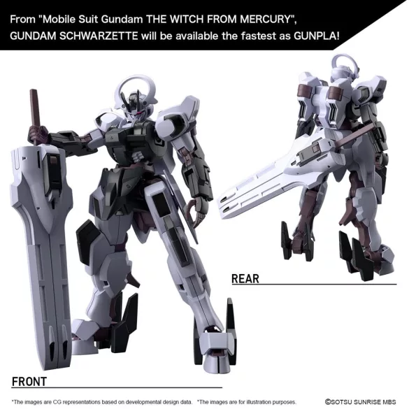 HG 1/144 Gundam Schwarzette-MK65024