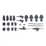 AMAIM Warrior at the Borderline - Model Kit - HG 1/72 Weapon Set 5-MK65328