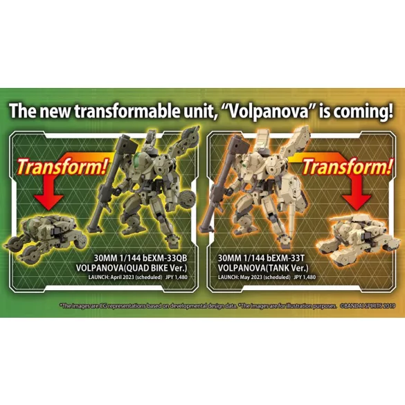 30MM 1/144 bEXM-33T Volpanova(Tank Ver.)-MK65316