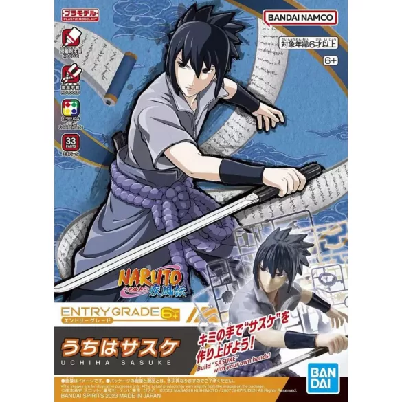 Naruto Shipuden - Model Kit - Entry Grade Uchiha Sasuke (3L)-MK65567