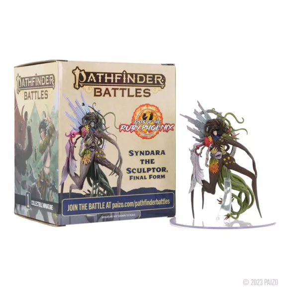 Pathfinder: Fists of the Ruby Phoenix - Syndara the Sculptor, Final Form Boxed Figure miniatűra