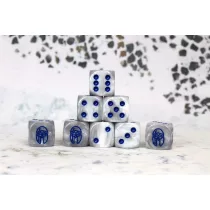 Conquest - Baron of Dice: City States Faction Dice on Gray swirl Dice-PBW8521