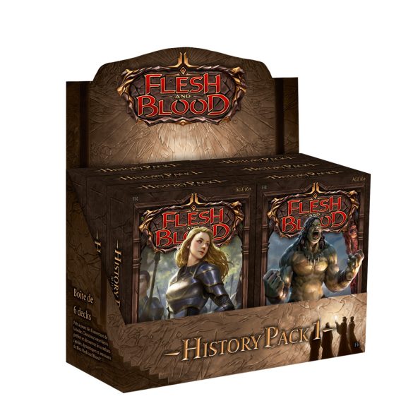 Flesh & Blood TCG - History Pack 1 Blitz Decks Display (6 Decks) - FR-FAB2208-FR