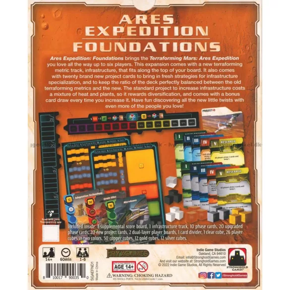 Terraforming Mars - Ares Expedition: Foundations - EN-SGAEFND1