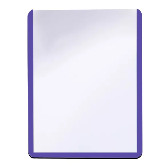 UP - 3" X 4" Purple Border Toploader 25ct-16160