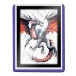 UP - 3" X 4" Purple Border Toploader 25ct-16160