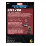 Marvel Crisis Protocol - Klaw and M’Baku miniatűra készlet - angol kiadás