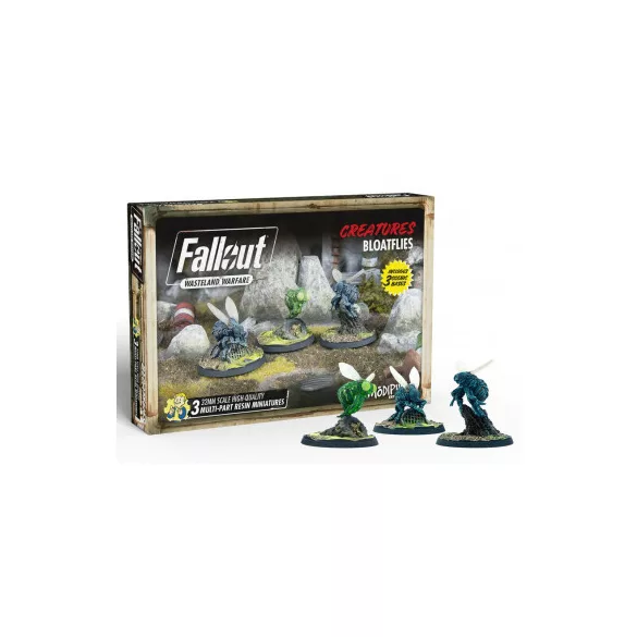 Fallout: Wasteland Warfare - Creatures: Bloatflies miniatűra készlet - angol kiadás