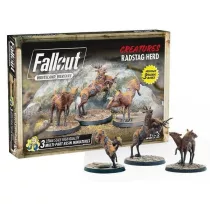 Fallout: Wasteland Warfare - Creatures: Radstag Herd - EN-MUH052289