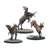 Fallout: Wasteland Warfare - Creatures: Radstag Herd - EN-MUH052289