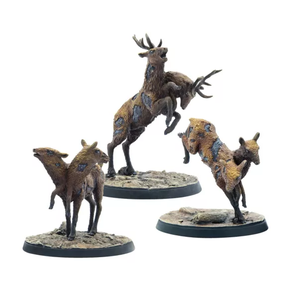 Fallout: Wasteland Warfare - Creatures: Radstag Herd - EN-MUH052289