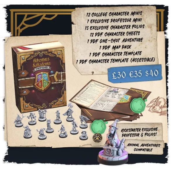 Adventures & Academia: First Class - Cunning & Divine miniatűra készlet