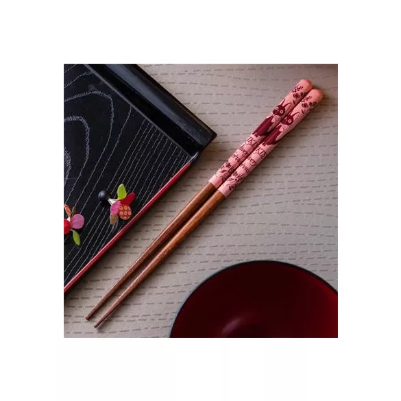Kiki's Delivery Service - Lacquered Chopsticks 21cm Pink Sketches-SKATER-60169