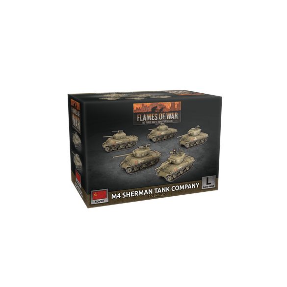 Flames of War: M4 Sherman Tank Company (x5 Plastic) - EN-SBX84