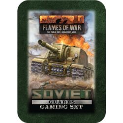 Flames of War: Soviet Guards Gaming Set (x20 Tokens, x2 Objectives, x16 Dice) - EN-TD050
