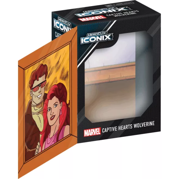 Marvel HeroClix Iconix: Captive Hearts Wolverine figura - angol kiadás