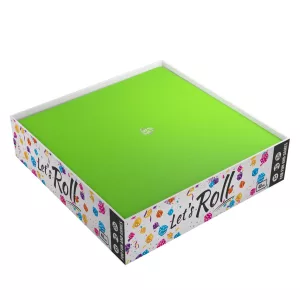 Gamegenic - Magnetic Dice Tray Square Black/Green-GGS60048ML