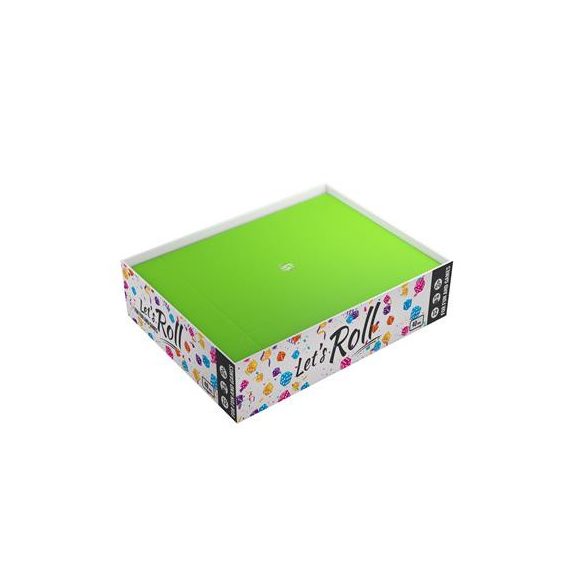 Gamegenic - Magnetic Dice Tray Rectangular Black/Green-GGS60054ML