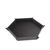 Gamegenic - Magnetic Dice Tray Hexagonal Black/Gray-GGS60058ML