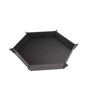 Gamegenic - Magnetic Dice Tray Hexagonal Black/Gray-GGS60058ML