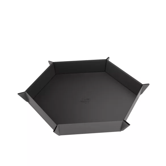 Gamegenic - Magnetic Dice Tray Hexagonal Black/Gray-GGS60058ML