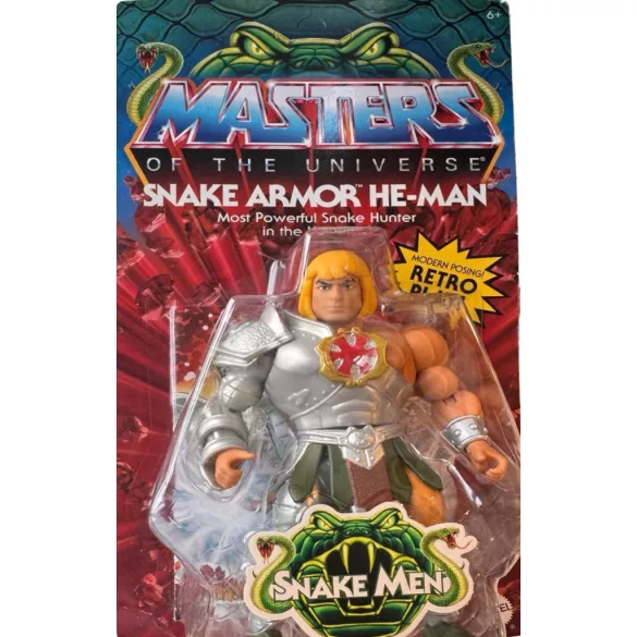 Masters of the Universe Origins Actionfigur Snake Armor He-Man-HKM64