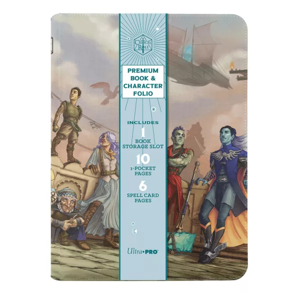UP - Printed Leatherette Book Folio featuring: Bells Hells Team Lineup from Critical Role-16097