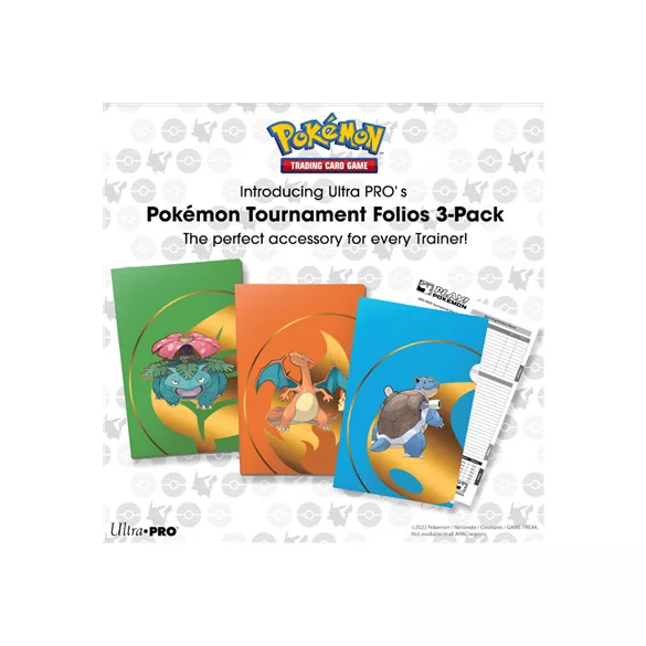 UP - 3-pack Tournament Folio (Series 1) for Pokémon-16098