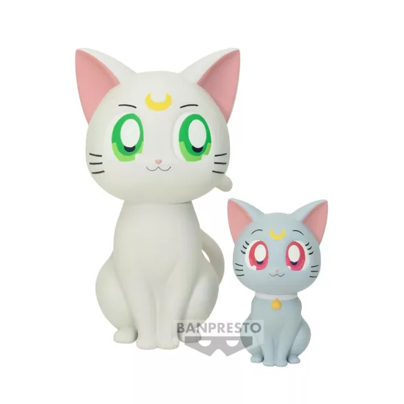Sailor Moon: Cosmos The Movie - Banpresto SOFVIMATES Figure - Artemis & Diana-BP88174P
