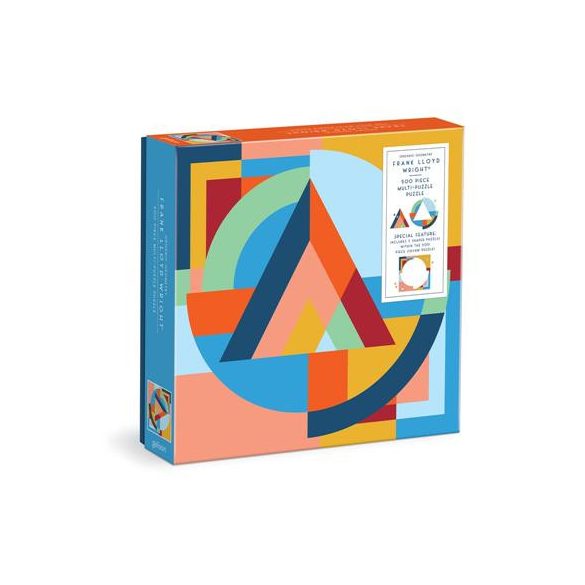 Frank Lloyd Wright Organic Geometry 500 Piece Multi-Puzzle Puzzle - EN-9780735376076