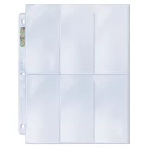 UP - 6-Pocket Platinum Page with 2-1/2" X 5-1/4" Pockets-81420