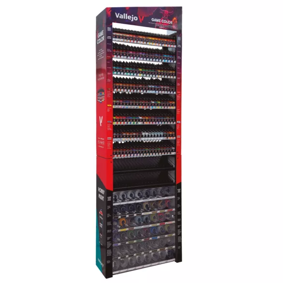 Vallejo - Game / Fantasy Color / Auxiliaries / Aerosols - Full Rack-EX722FULL