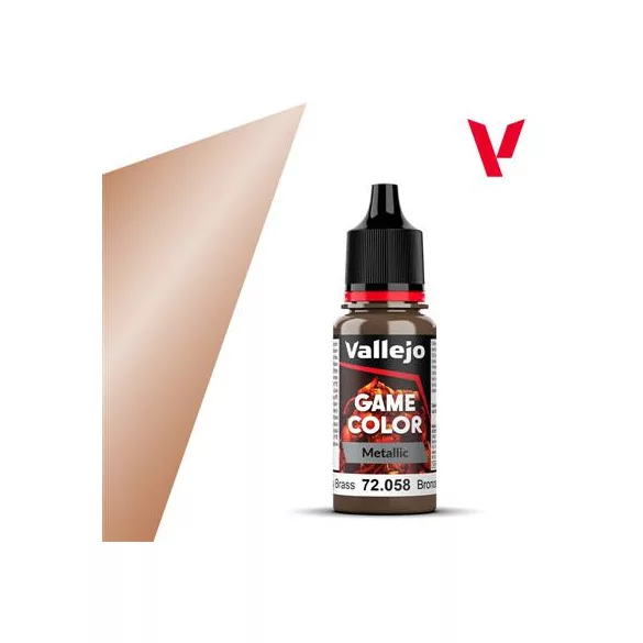 Vallejo - Game Color / Metal - Brassy Brass-72058