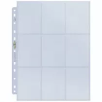 UP - Platinum 9-Pocket Pages (11 Hole) Display (100 Pages)-83423
