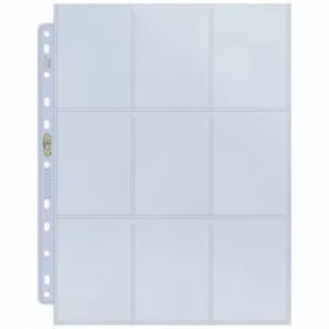UP - Platinum 9-Pocket Pages (11 Hole) Display (100 Pages)-83423