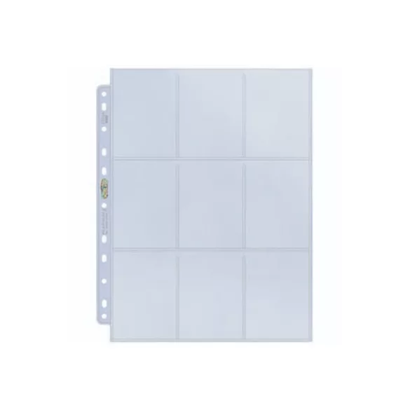 UP - Platinum 9-Pocket Pages (11 Hole) Display (100 Pages)-83423