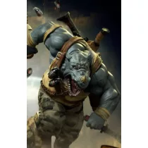 TMNT Rocksteady BDS Art Scale 1/10-NICKEL81023-10