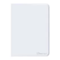 UP - Vivid 9-Pocket Zippered PRO-Binder: White-16176