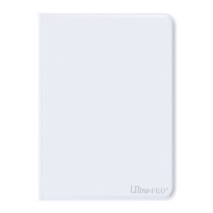 UP - Vivid 9-Pocket Zippered PRO-Binder: White-16176