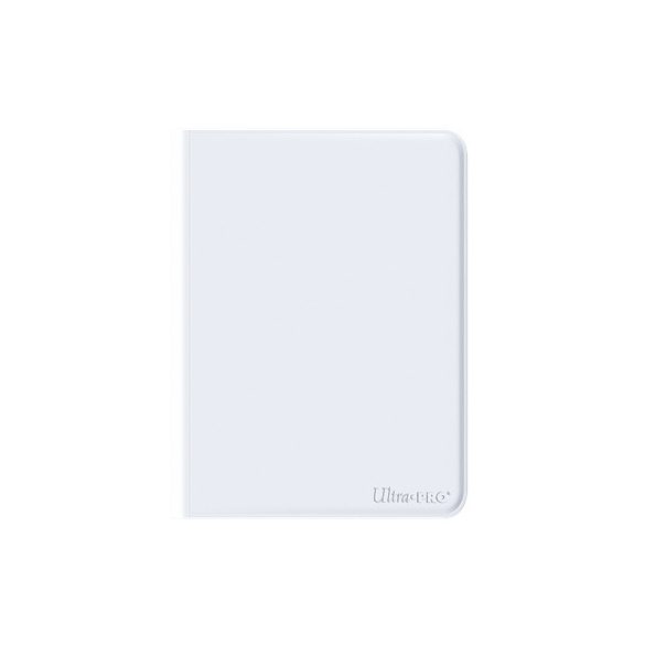 UP - Vivid 9-Pocket Zippered PRO-Binder: White-16176