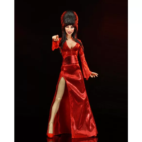 Elvira - 8” Clothed Action Figure - Elvira Red, Fright, and Boo-NECA56080