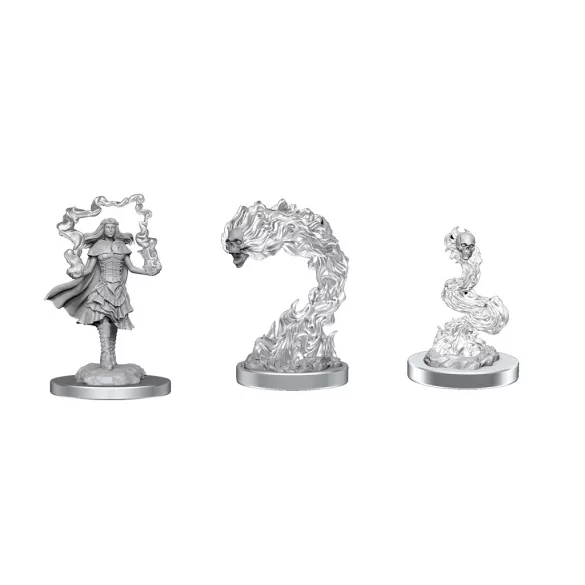 D&D Nolzur's Marvelous Miniatures: Dark Spellcaster & Flameskulls - EN-WZK90650